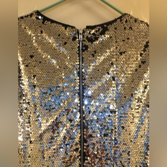 08. Lulus Main Event Silver Sequin Sheath Dress - Picture 13 of 14